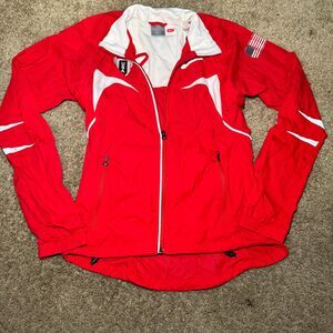 Size Small Red Nike USA Running Track Jacket